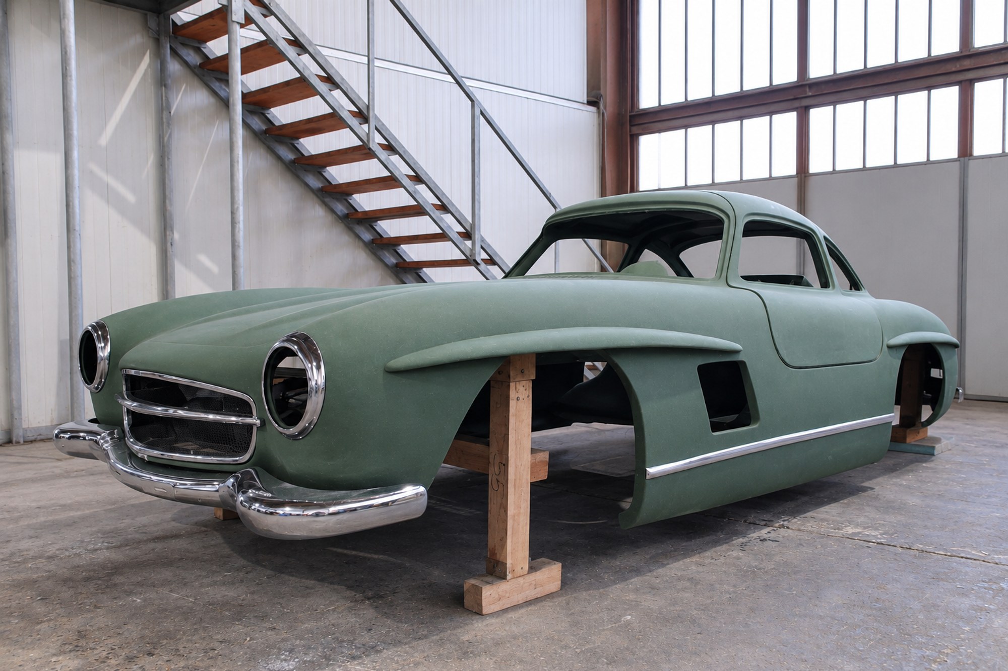 The fiberglass foundation