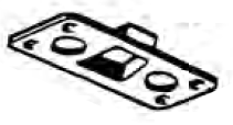 Door lock case — Reference drawing